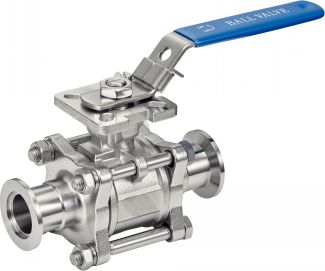 Vanne &agrave; boule &agrave; brides ISO KF- Inox 316L