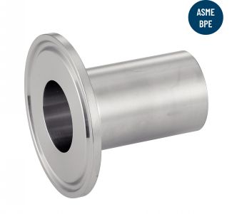 Welding clamp long ferrule - stainless steel 316l