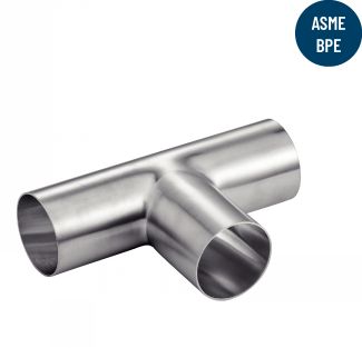 Welding equal tee - stainless steel 316l