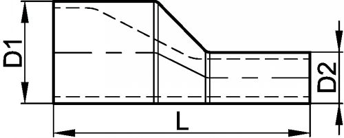 Réduction excentrique forgée à souder (Schéma)