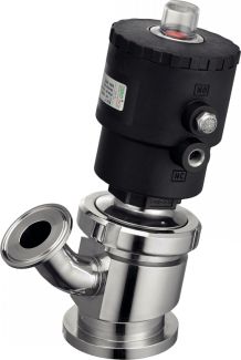 Pneumatic tank bottom diaphragm valve - stainless steel 316l (Photo #2)