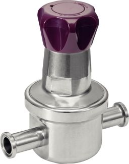 Régulateur de pression hygiénique clamp