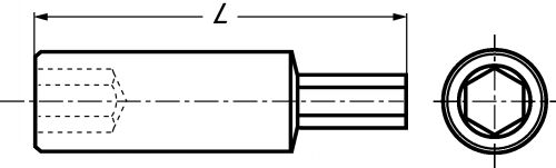 Porte-embout magnetique 1/4