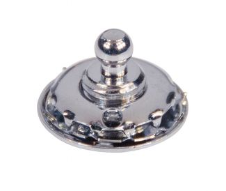 Tenax male screw (down piece) - nickel brass