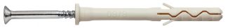 Nail plug with pansunk plug head - zinc plated steel