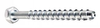 Hexagon head screw for concrete - zinc plated steel