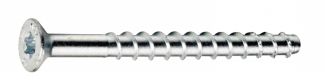 Countersunk head 6 lobes screw for concrete - zinc plated steel