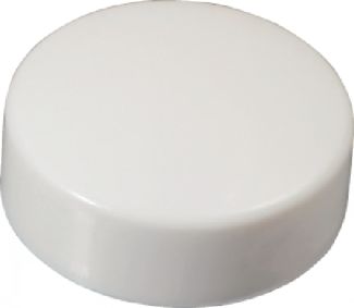 Flat cap for screw - plastic pa 6.6 plastique p.a  6.6