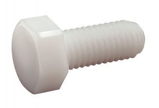 Hexagon head screw - plastic p.a 6.6 - din 933 plastique p.a  6.6 - din 933