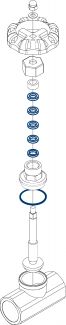 Kit de joints pour robinet 58513 (Diagrama)