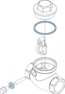 Kit de joints pour clapet anti-retour 58753 (Diagrama)