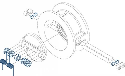 Gasket kit for check valve 58772 58772 (Schema)