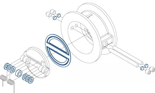 Kit de joints pour clapet anti-retour 58772 (Diagrama)