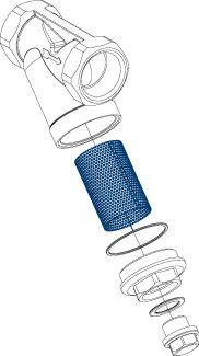 Tamis de filtration pour filtre à tamis 58813 - 58815 (Diagrama)