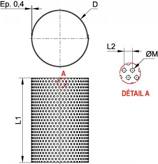 Tamis pour filtre à tamis 58829 (Diagrama #2)