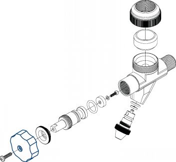 Control wheel for valve 64512 - 64535 - 64513 - 64534 64512 - 64535 - 64513 - 64534 (Schema)