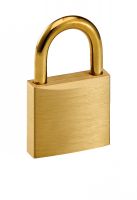 Brass padlock