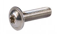 SIX LOBES SOCKET BUTTON HEAD CAP SCREW WITH FLANGE - STAINLESS STEEL A2 INOX A2 - ISO 7380-2 (Model : 210226)