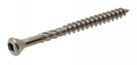 Six lobes raised countersunk head decking screw - stainless steel aisi 410 aisi 410