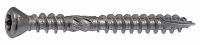 Six lobes raised countersunk head decking screw - stainless steel aisi 410 aisi 410