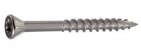 Six lobes countersunk head decking screw for hard wood - stainless steel a2 inox a2