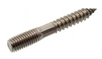 Dowel screws withwood and metric thread - stainless steel a2 inox a2