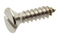 Slotted countersunk flat head tapping screw - stainless steel a2 - din 7972 - iso 1482 inox a2 - din 7972 - iso 1482