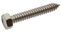 Hexagon head self tapping screw with cone end - stainless steel a2 - din 7976 - iso 1479 inox a2 - din 7976 - iso 1479