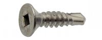 Square countersunk head self-drilling screw - stainless steel aisi 410 - din 7504 o aisi 410 - din 7504 o