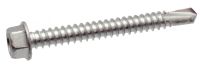 Hexagon head with flange self-drilling screw point 3- steel and stainless steel a2 inox a2