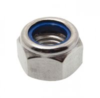 Greased hexagon locknut with plastic insert - stainless steel a2 - din 935 inox a2 - din 985