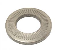 Serrated conical spring washer cs - middle-sized - stainless steel a2 - nf e 25-511 inox a2 - nf e 25-511
