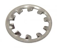 Internal toothed lock washer - stainless steel a2 - din 6797 j inox a2 - din 6797 j