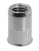 Knurled rivet nut - stainless steel a2 inox a2