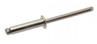 Blind rivet flat head - aluminium body, stainless steel mandrel alu/inox a2