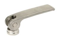Clamping lever with eccentrical cam, female or male - stainless steel