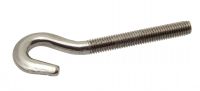 Hook with metric thread for turnbuckle - stainless steel a2