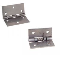 Square hinge rolled knuckle - stainless steel 304 inox 304