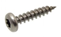 Six lobes pan head chipboard screw - stainless steel a4 inox a4