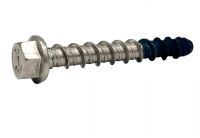 Hexagon head screw for concrete - bimetallic inox a4 - acier trempé (Photo #2)