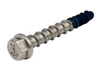 Hexagon head screw for concrete - bimetallic inox a4 - acier trempé (Photo #3)
