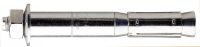 Boulon de sécurité type b tige filetée + écrou + rondelle liebig® - inox a4-80