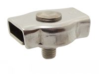 Simple flat wire rop clip - stainless steel a4