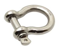 Forged bow shackle - stainless steel a4