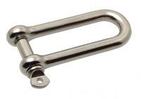 Long forged straight shackle - stainless steel a4
