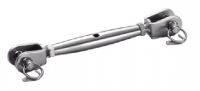 Short fixed jaw and jaw tumbuckle welded - stainless steel a4 inox a4