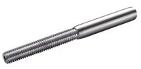 Small thread terminal - right threaded - stainless steel a4 inox a4