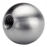 Partially threaded ball - stainless steel a4 inox a4