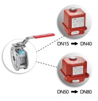 Vanne entre brides ISO - actionneur électrique IP65