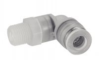Raccord coudé orientable filetage mâle conique